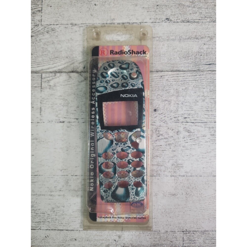 Vintage Nokia 5100 & 3360 Series Phone Cover Faceplate w/ Radio Shack Box y2k